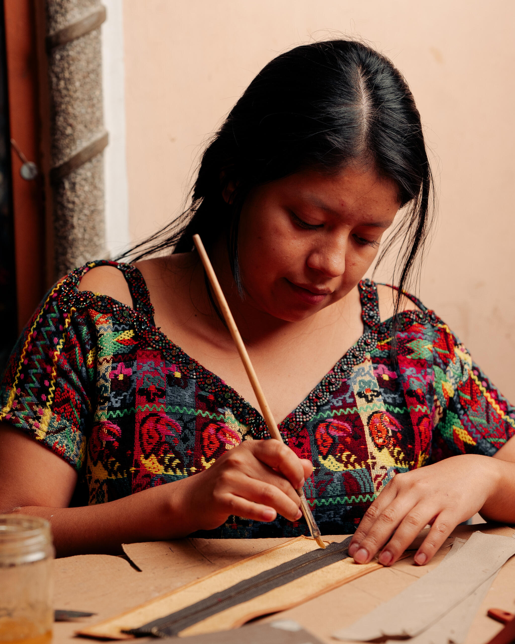 artisan cuir Guatemala